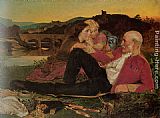Anthony Frederick Sandys Autumn painting